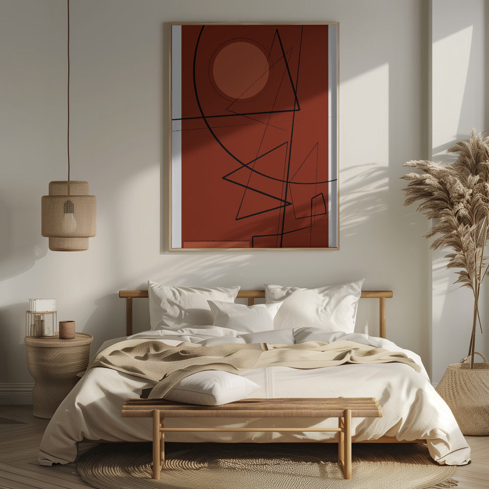 Angular lines No 21 Poster